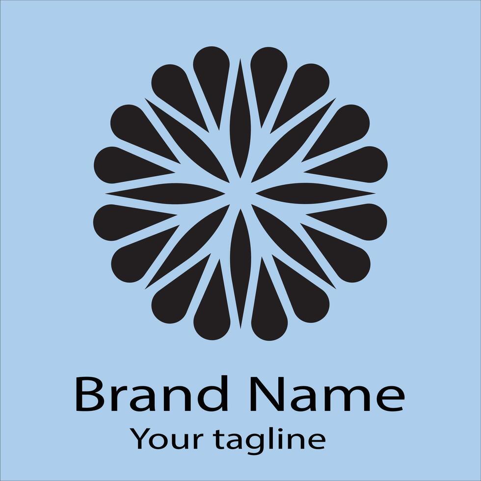 goodly Unique Abstract logo design For business company. Color editable. vector