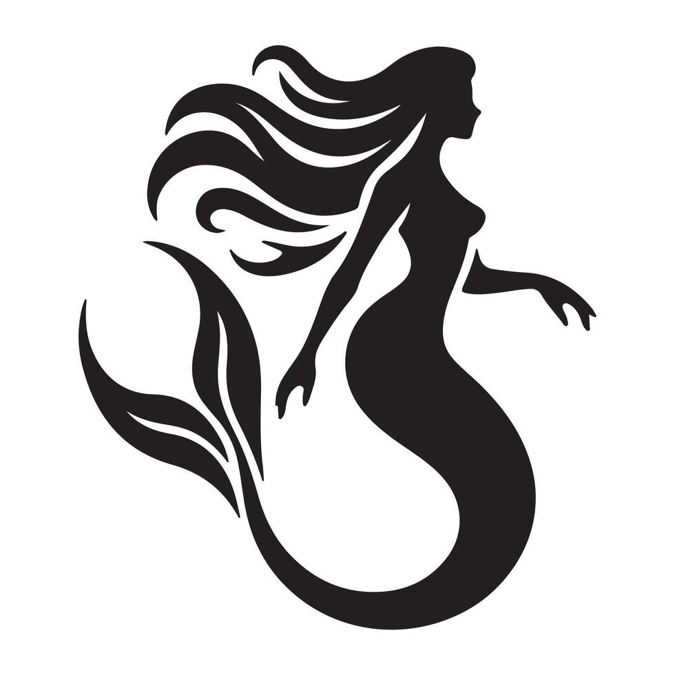 The Enchanting Mermaid A Mythological Ocean Beauty vector