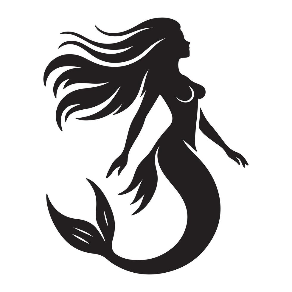 Tales of the Deep The Mythological Mermaids Secret vector