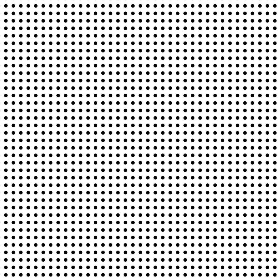 Classic Black and White Polka Dot Pattern Design. vector