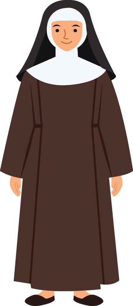 Catholic Nun Character vector