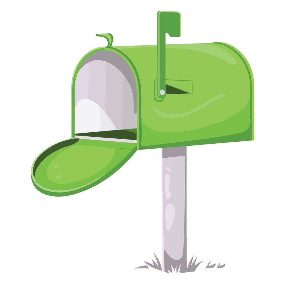 Mailbox Concept on White Background vector