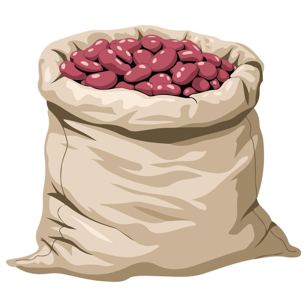 Bean Bag Icon in Cartoon Style vector