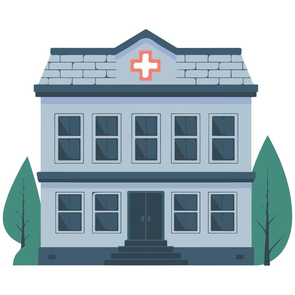 Medical center icon modern illustration vector