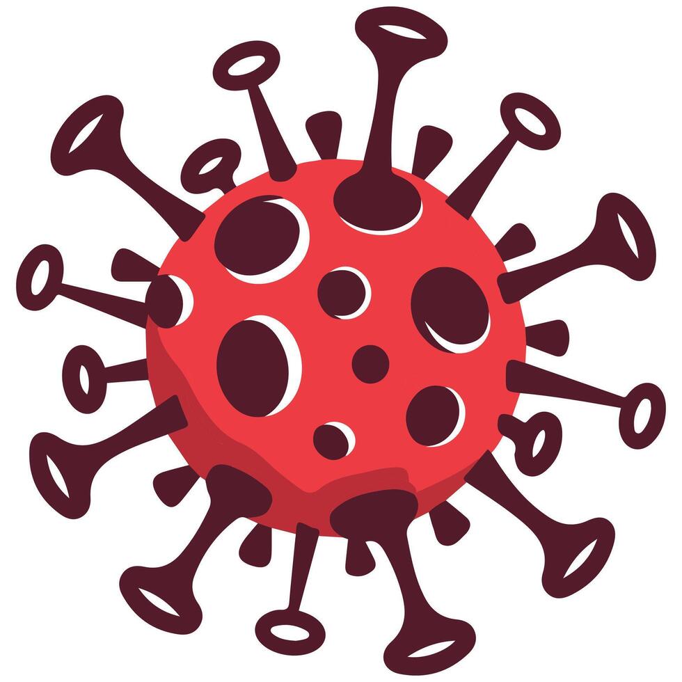 COVID-19 virus icon illustration vector