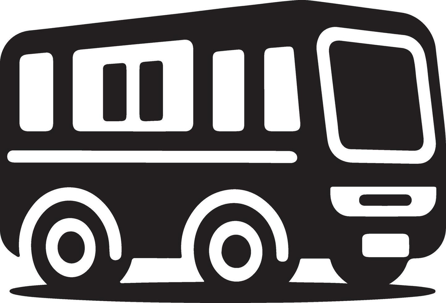 Unique bus icon illustration vector