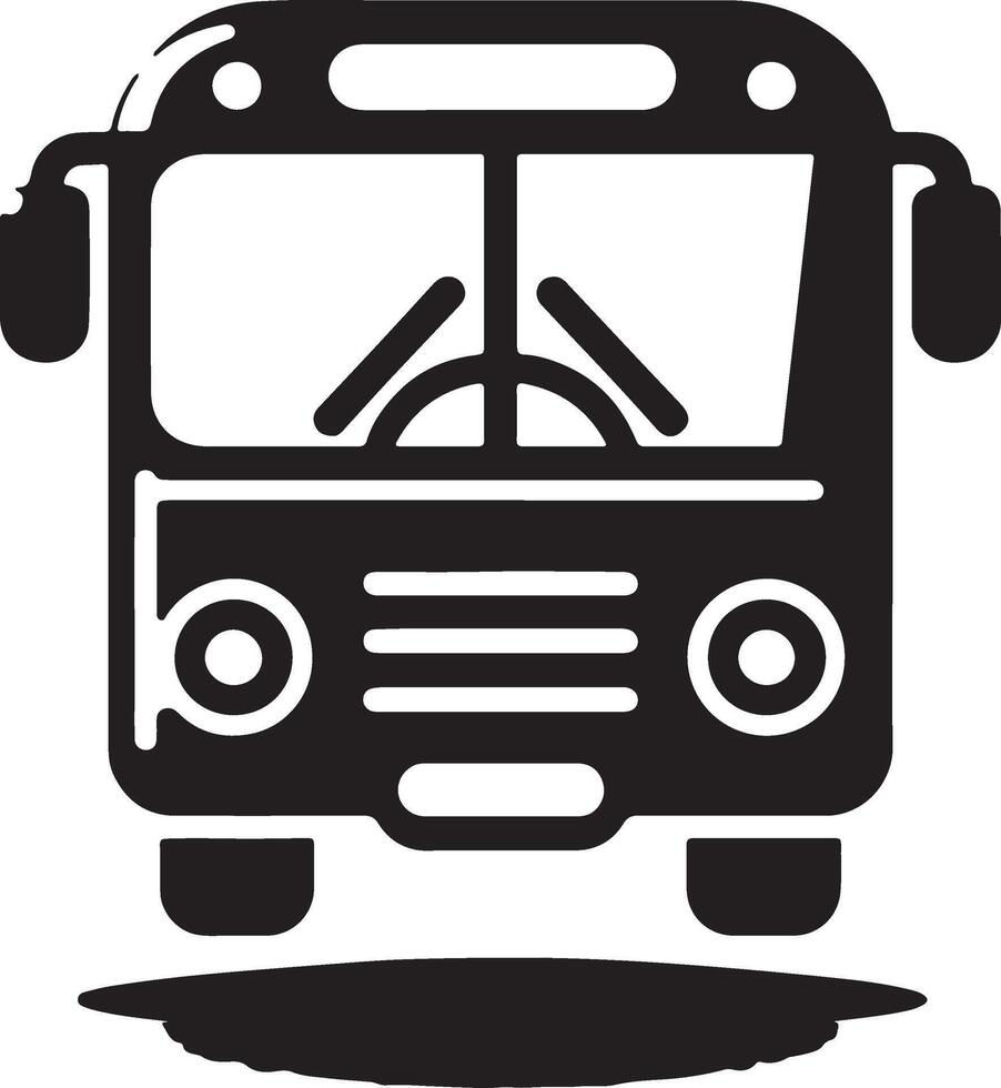 A bus icon illustration vector