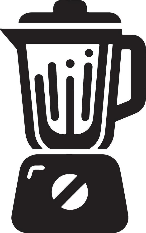 a black and white illustration of a blender vector