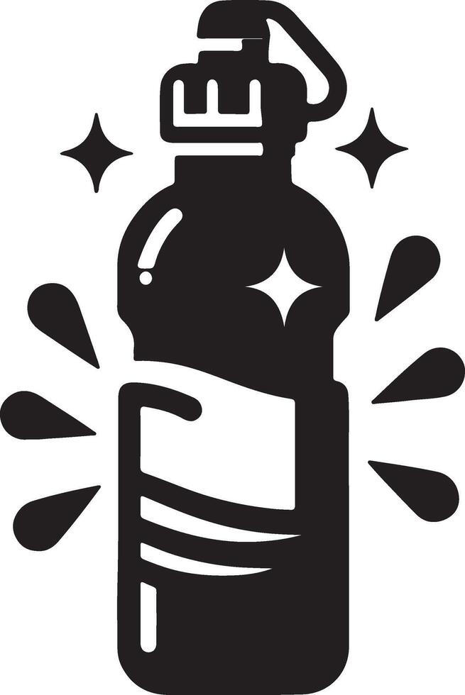 water bottle icon illustration vector