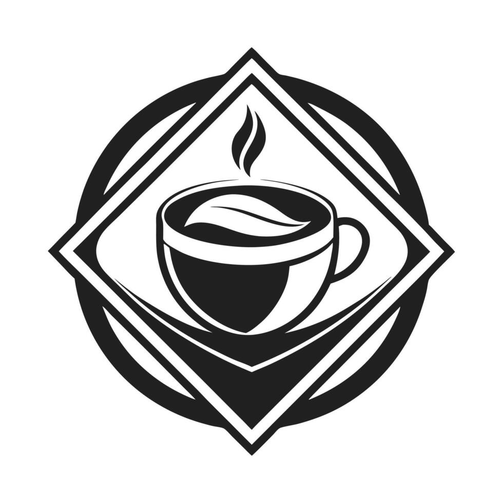 coffee cup logo vector
