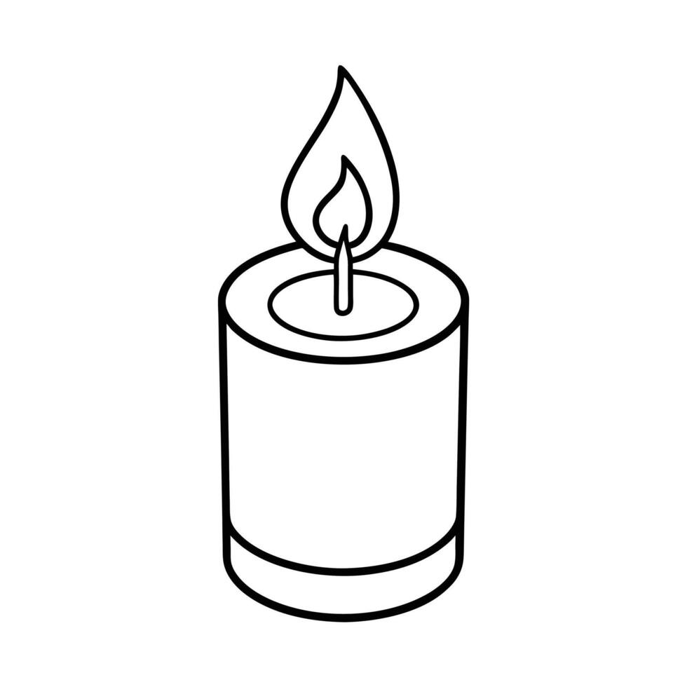 Nice Candle light vector