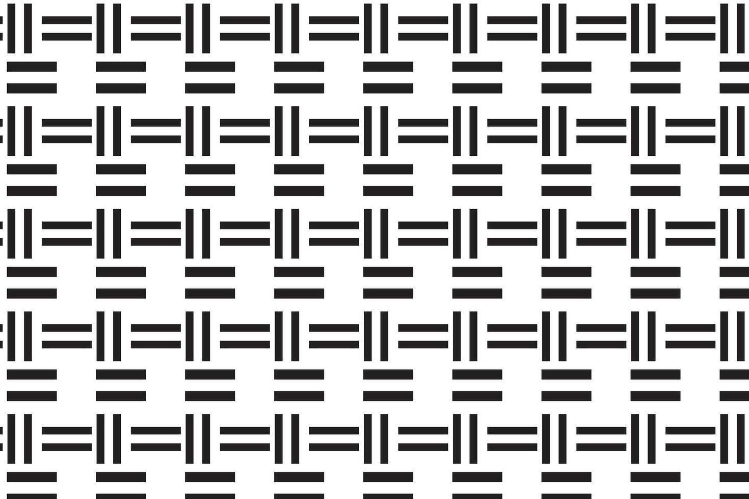 simple abstract black color creative geometric half line pattern black and white abstract grid pattern with interwoven line design vector