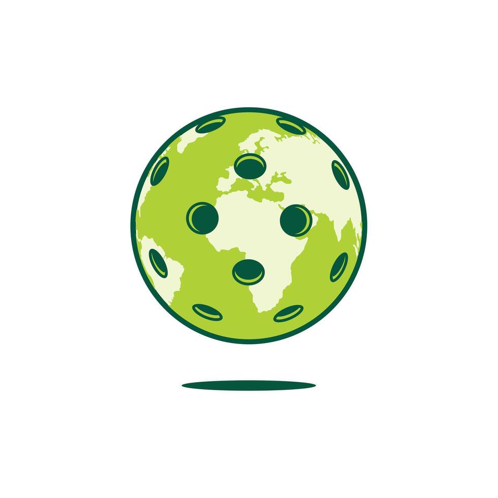 Pickleball Worldwide pickleball social network vector