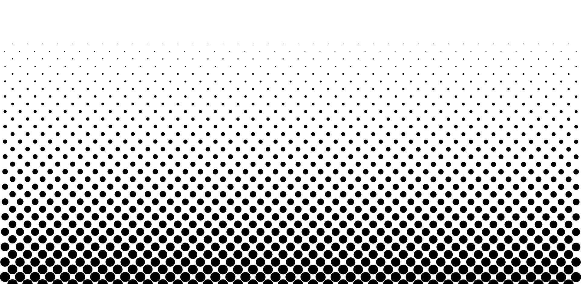Black dots halftone background. vector