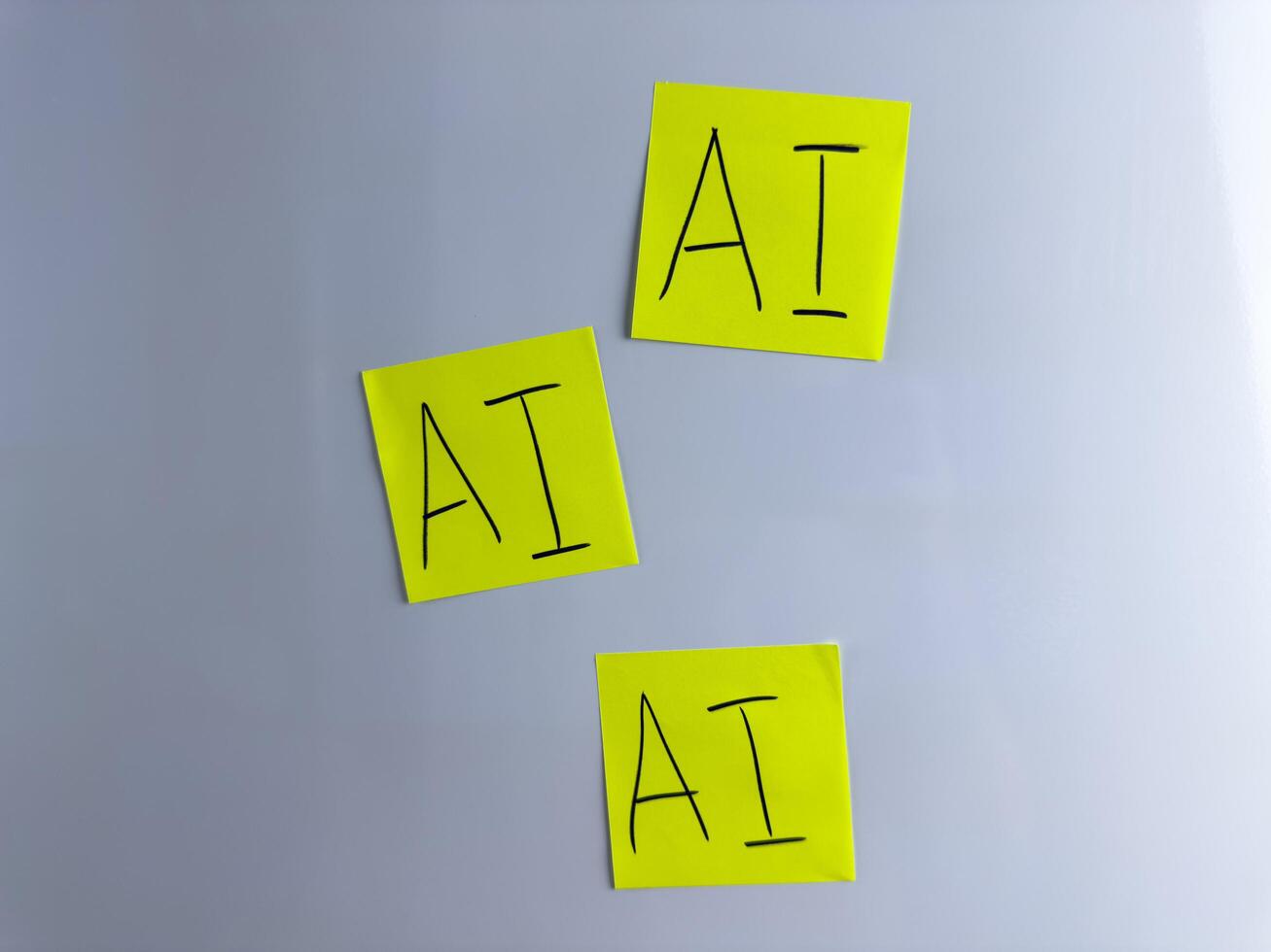 Conceptual photo with abbreviated phrase artificial intelligence for project about neural networks