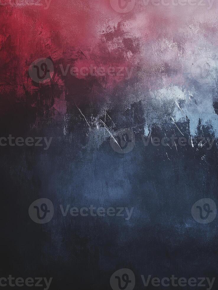 Abstract Painting Texture with Red and Blue Color Gradient Background photo