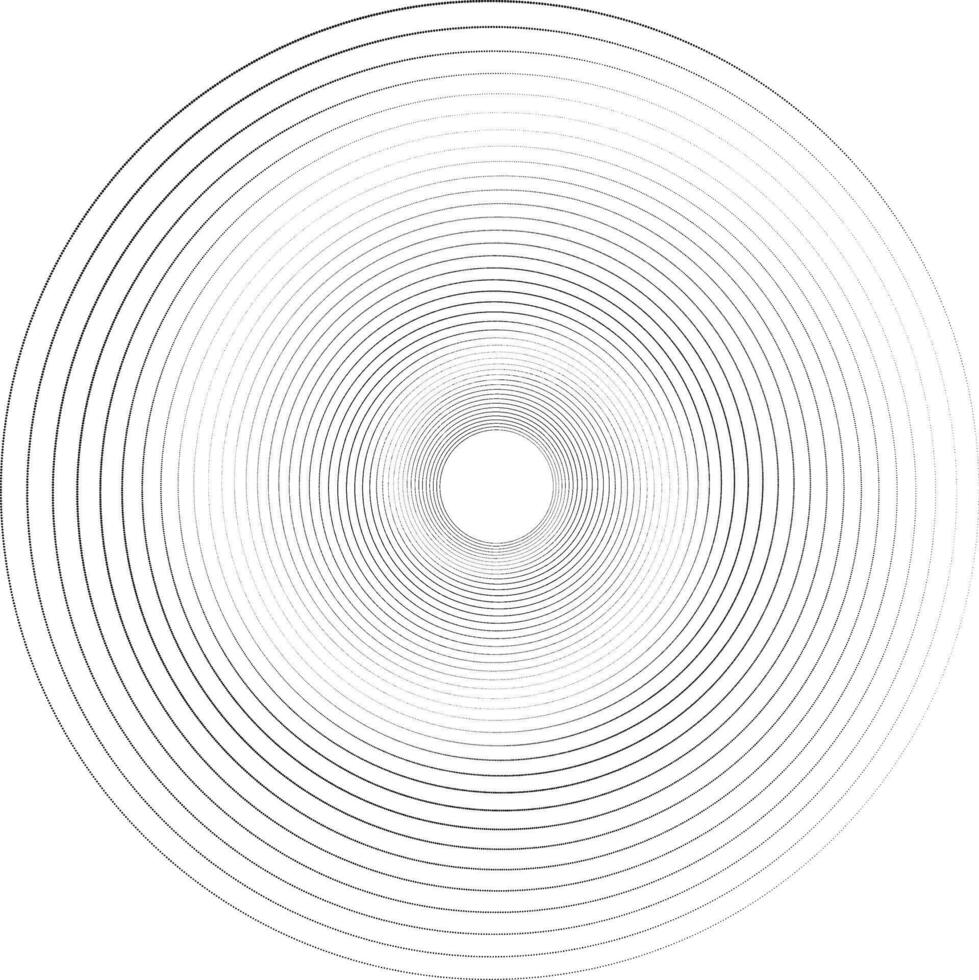 A circular design with many lines in it vector