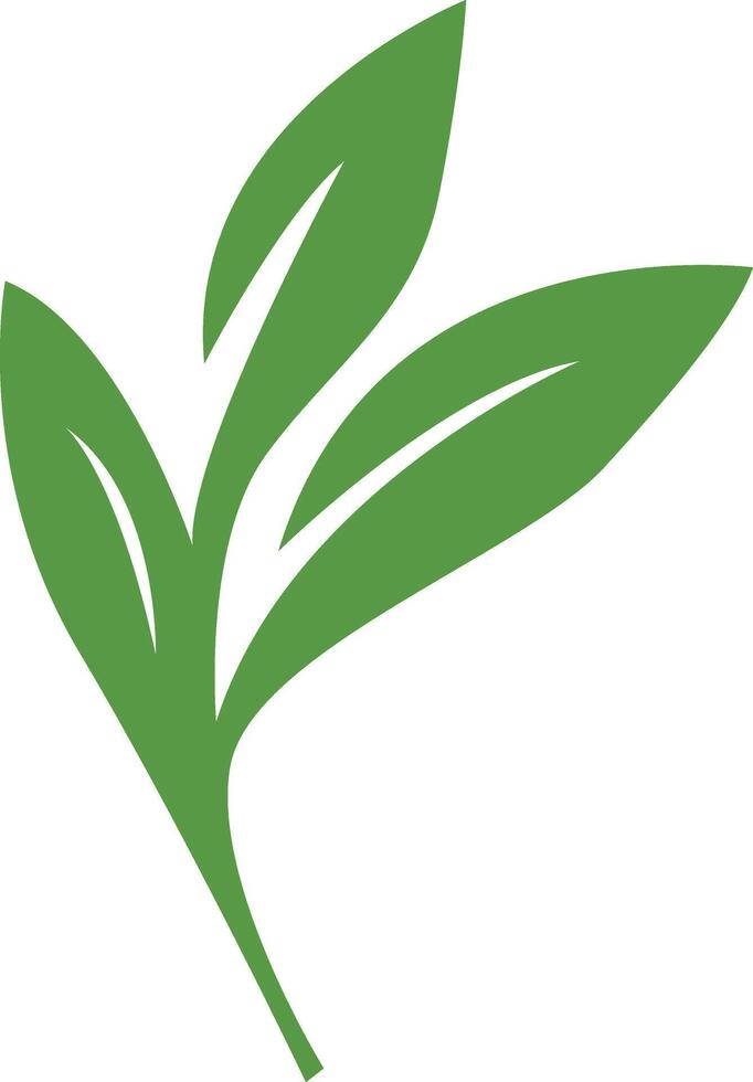 Leaf logo art illustration vector