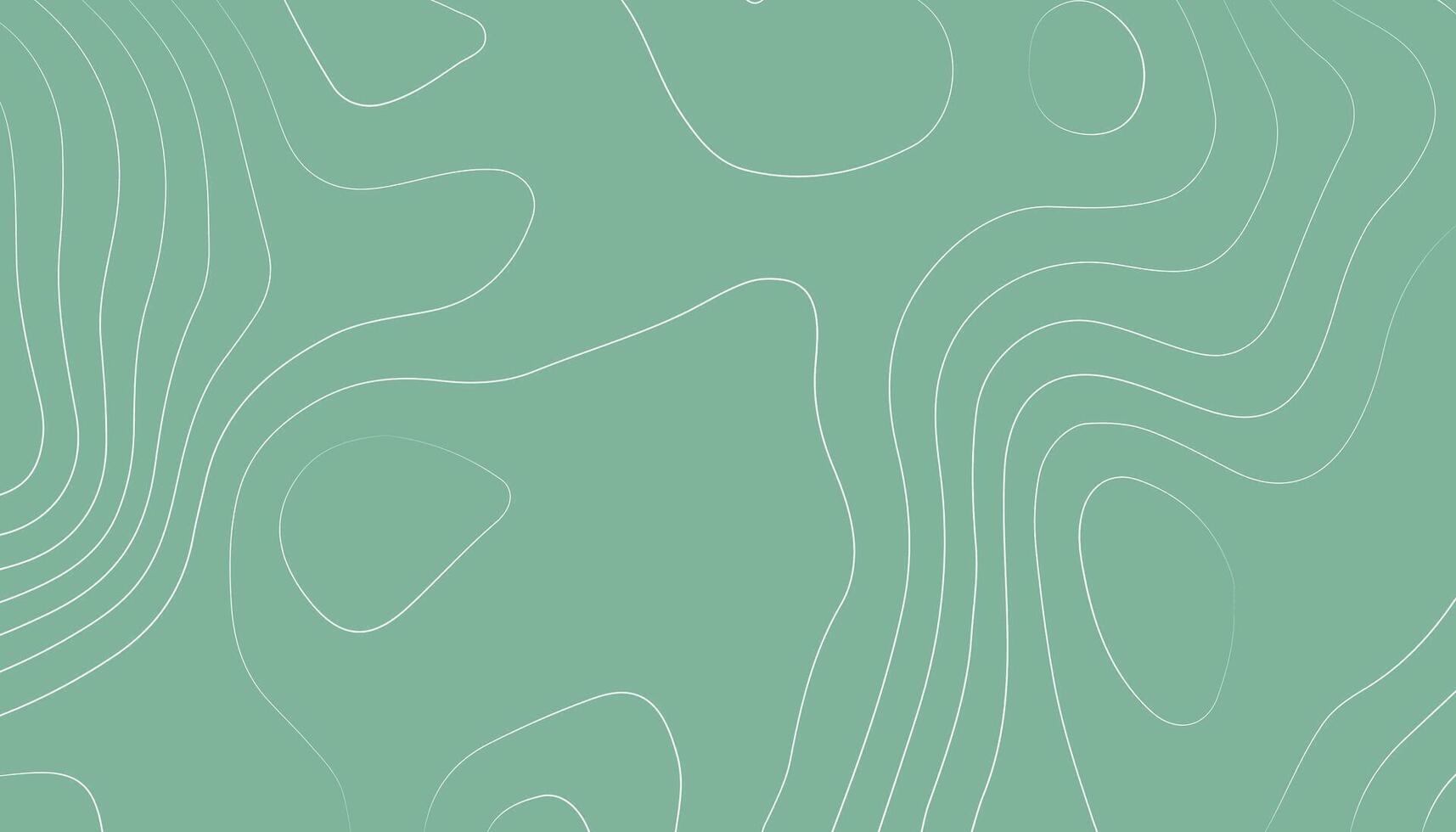 Green Topographic Line Background. Abstract Contour Map Pattern Design vector