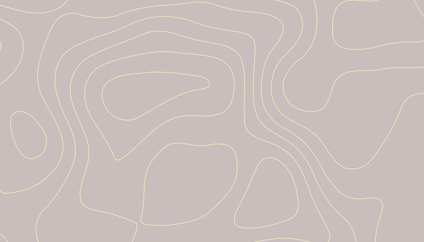 Minimalist Topographic Line Art. Abstract Contour Map Background vector