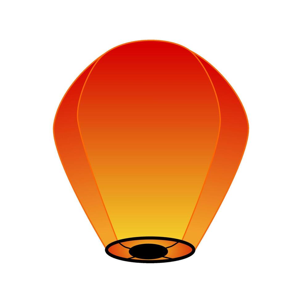 sky lantern element vector