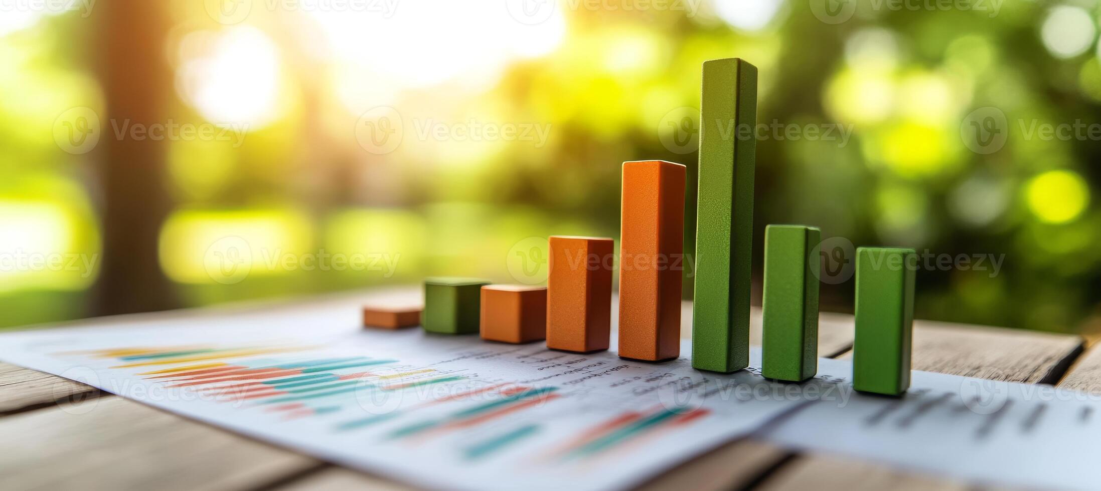 Sustainable Growth and Investing Visualizing Financial Data with a Green Business Focus photo