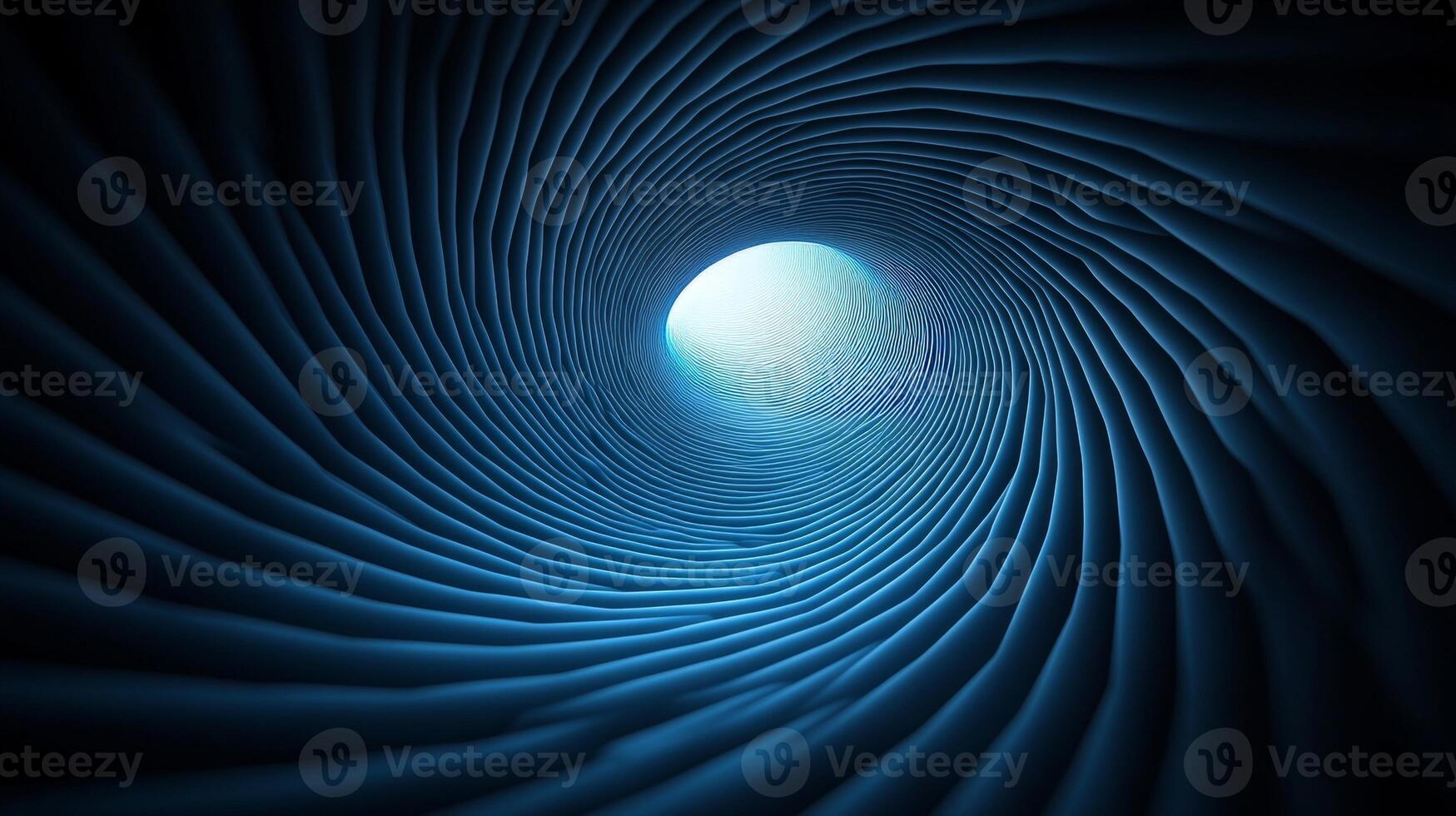 Blue Swirl, Abstract Background, Depth Illusion, Digitally Generated Image, Technology Concept photo