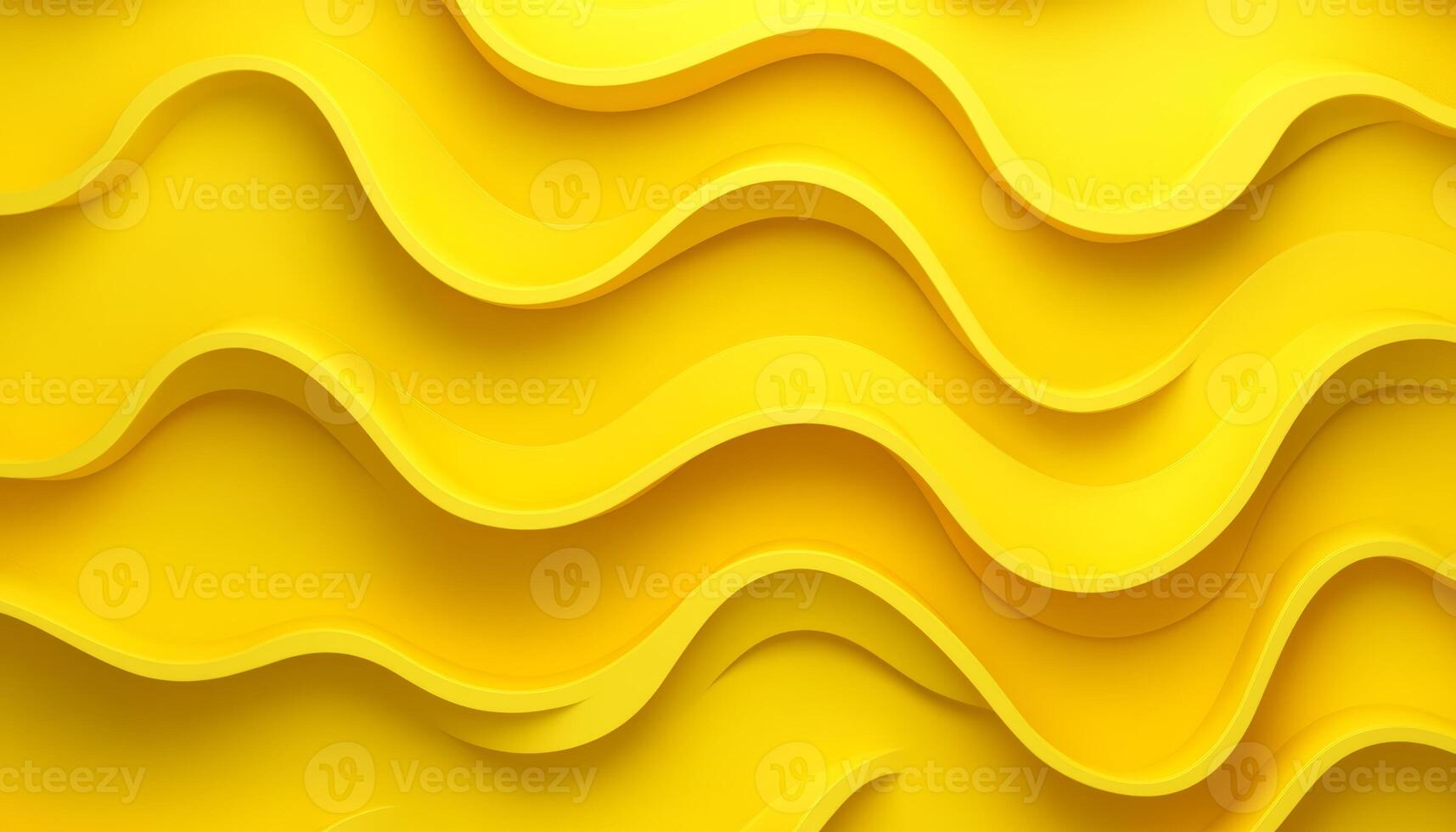 Seamless Light Yellow Sunny Lemon 3D Low Profile Delicate Gentle Light Wave Texture Pattern photo
