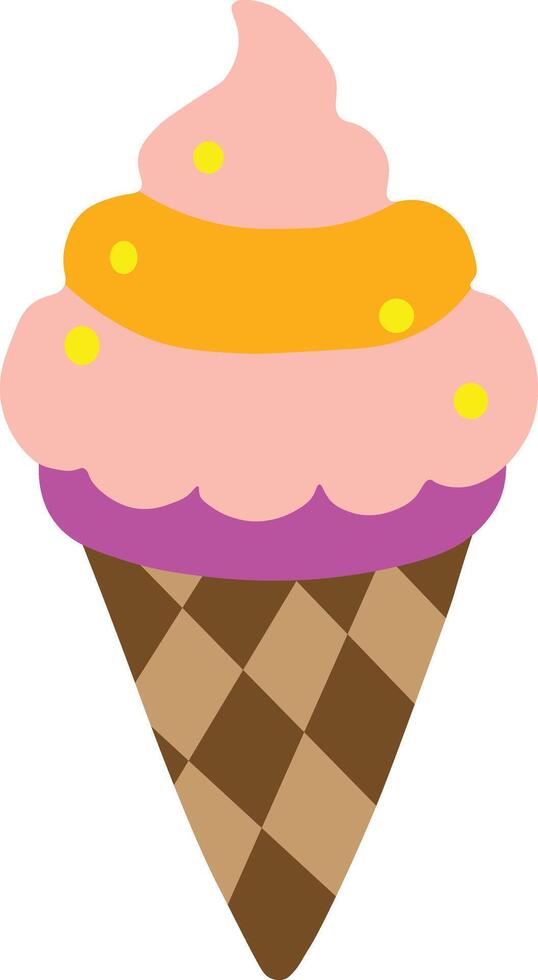 Ice cream cone clip art vector