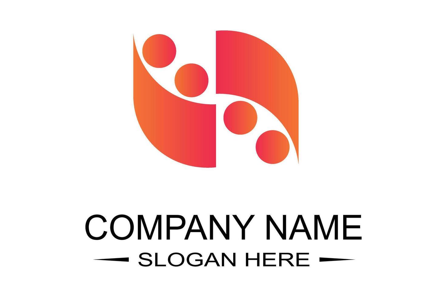 Abstract Logo for Business, corporate logo, company identity, minimalist logo, business identity vector