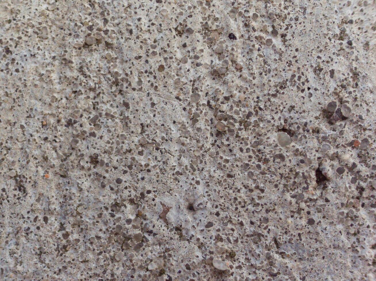 A grey and white surface with many small holes photo