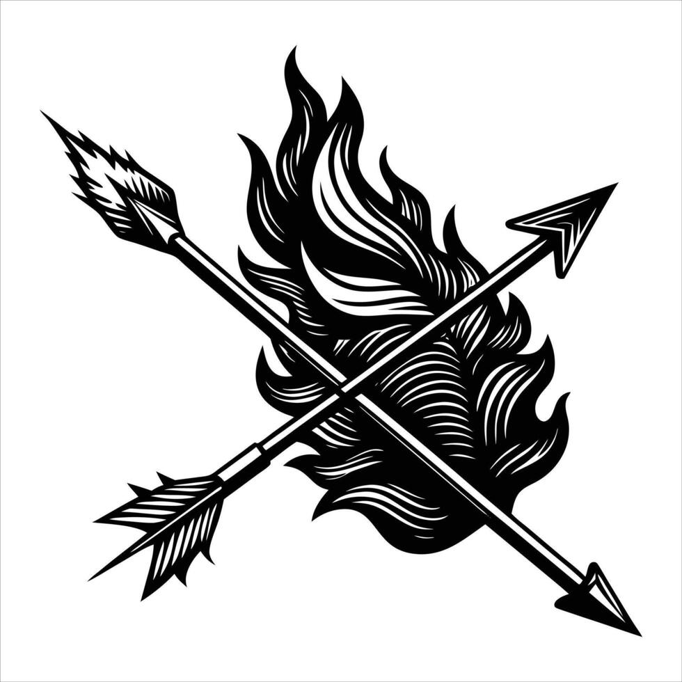 ethnic indian arrow vector