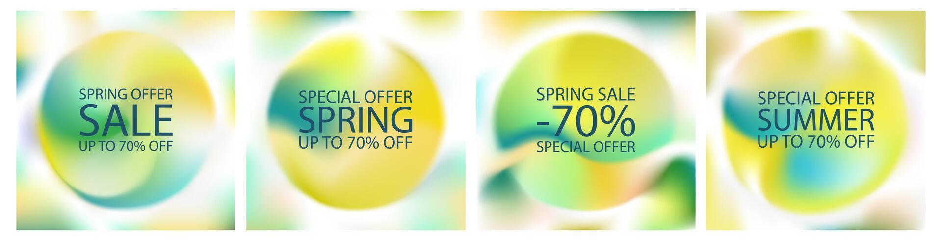 3d noise background. Organic gradient sun garden blurred image. Abstract pastel gradation color palette. Aurora sky light grain mesh. Aesthetic music event cover. Fluid spring poster design vector