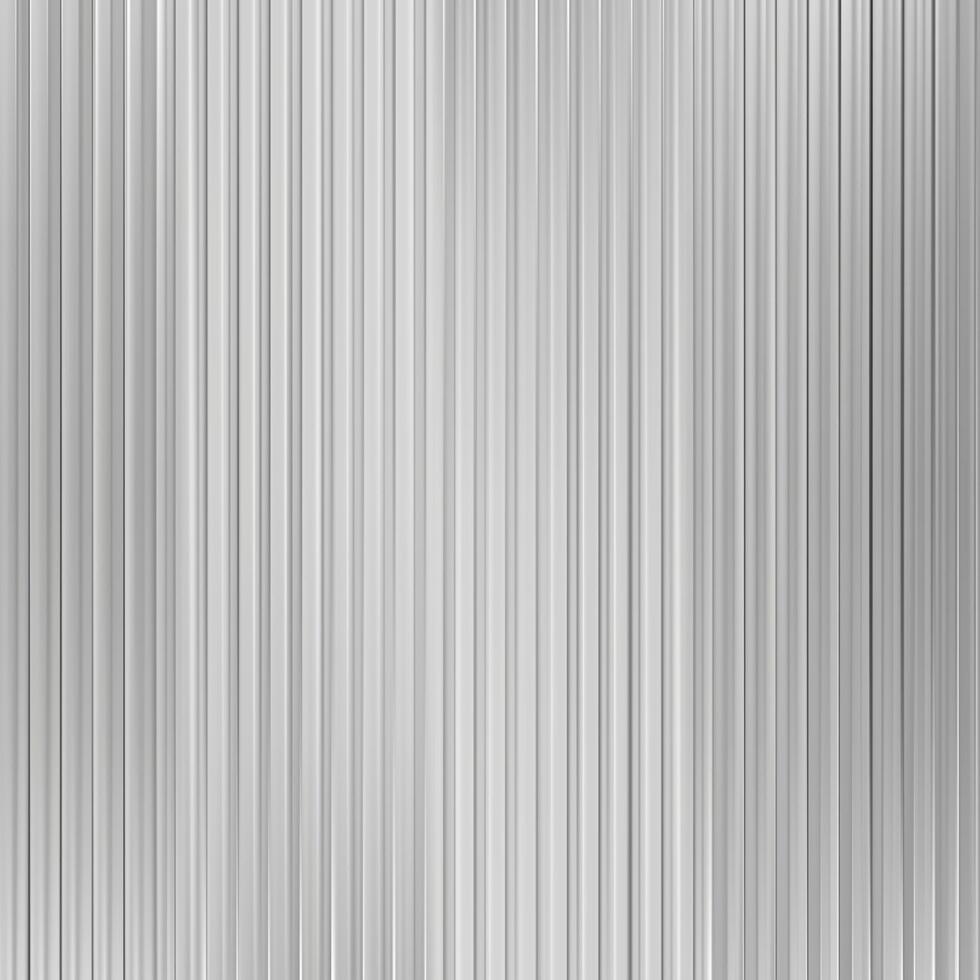Glass pattern background, ice texture effect. Holograph metal reed abstract line gradient. Ribbed 3d flute ripple striations, silver light corrugated transparent wall window. Frosty iridescent reflect vector