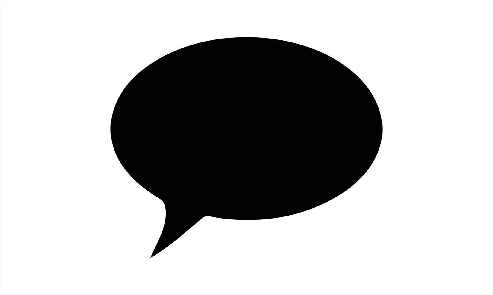 Speech Bubble Simple Communication Icon vector