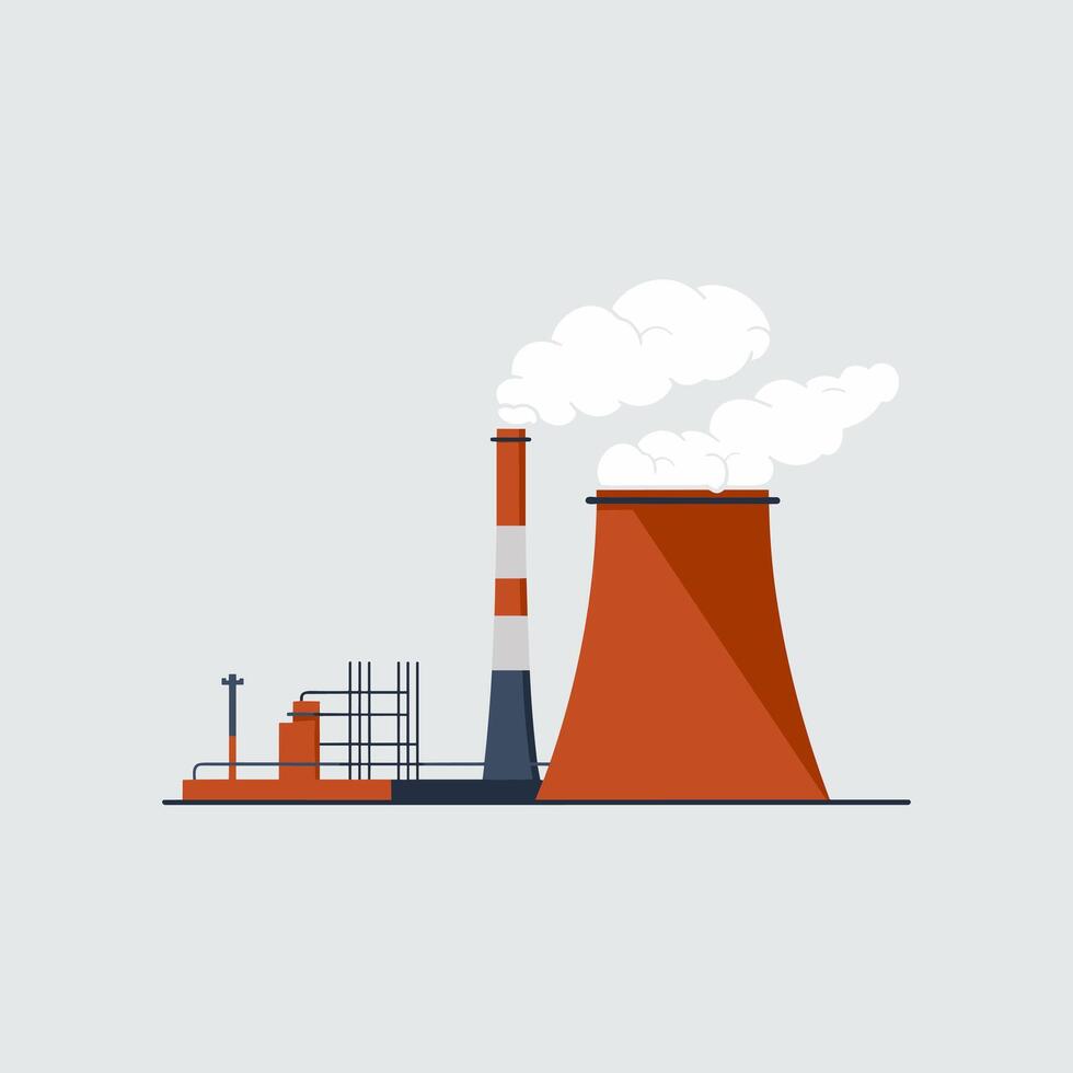 An illustration of a factory vector