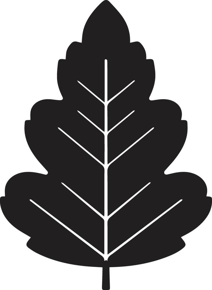 A tree leaves silhouette illustration adds natural elegance to graphic design, ideal for eco-themed projects, backgrounds, and branding materials vector