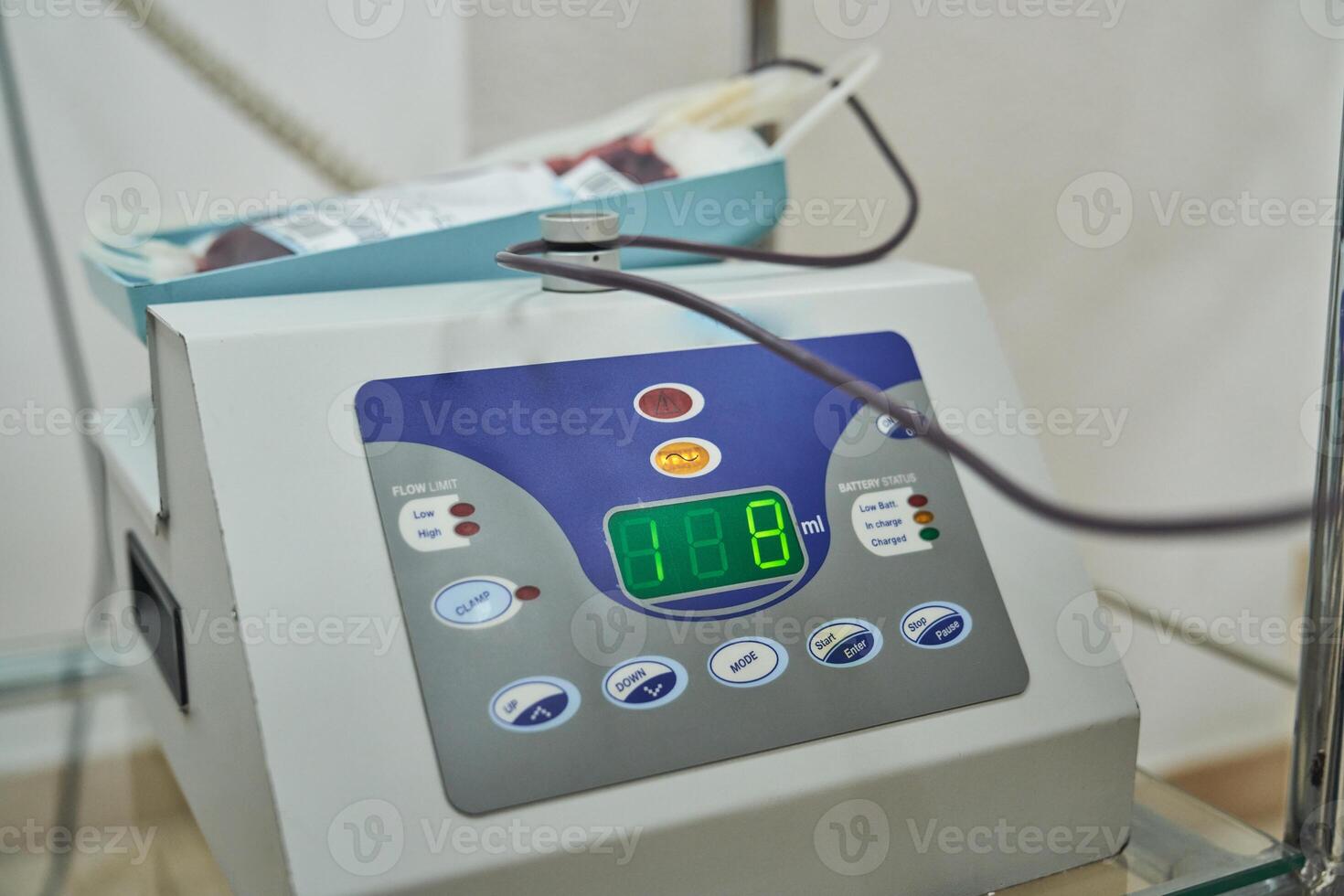 Medical equipment for blood collection monitoring photo
