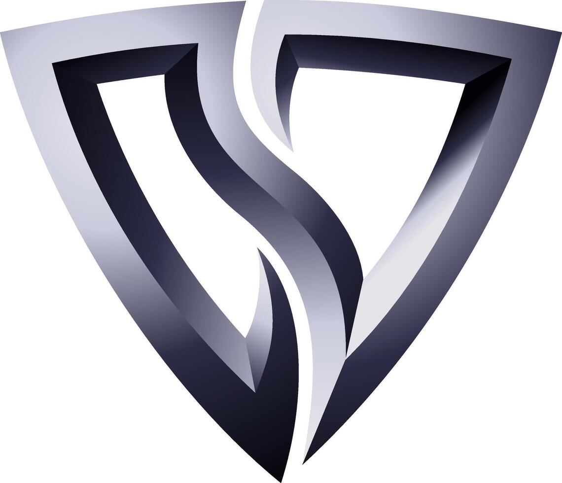 Shield logo design vector