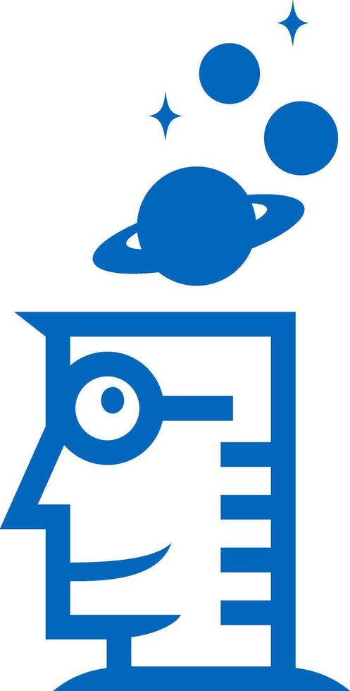 Scientist Mind Logo Design vector