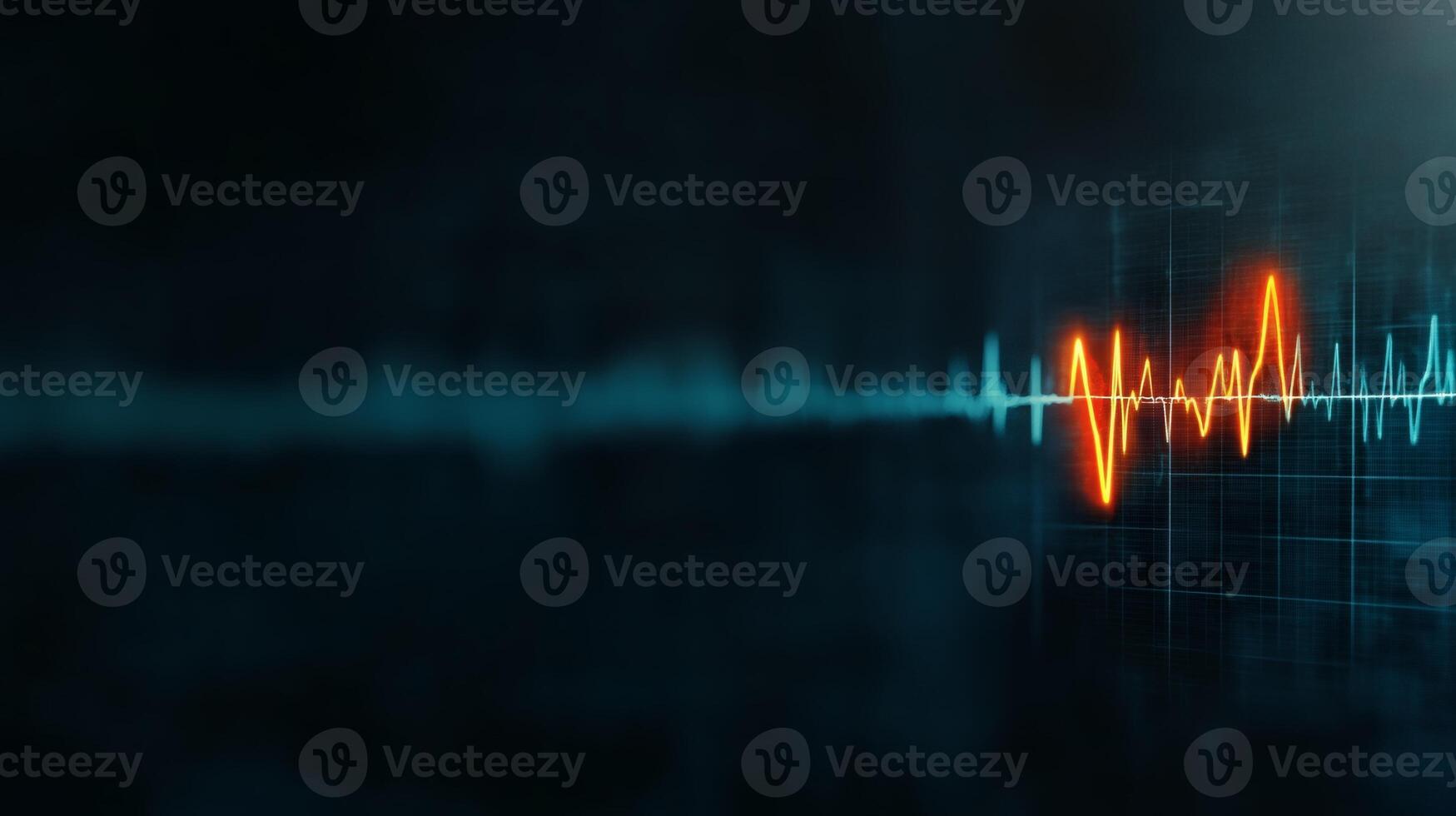 Sound waves on a grid display photo