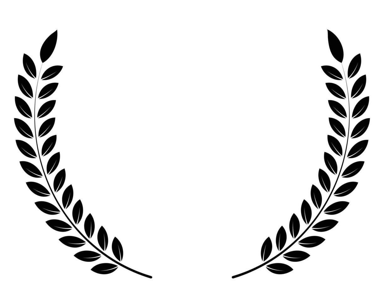 Greek olive branch with leaf design vector