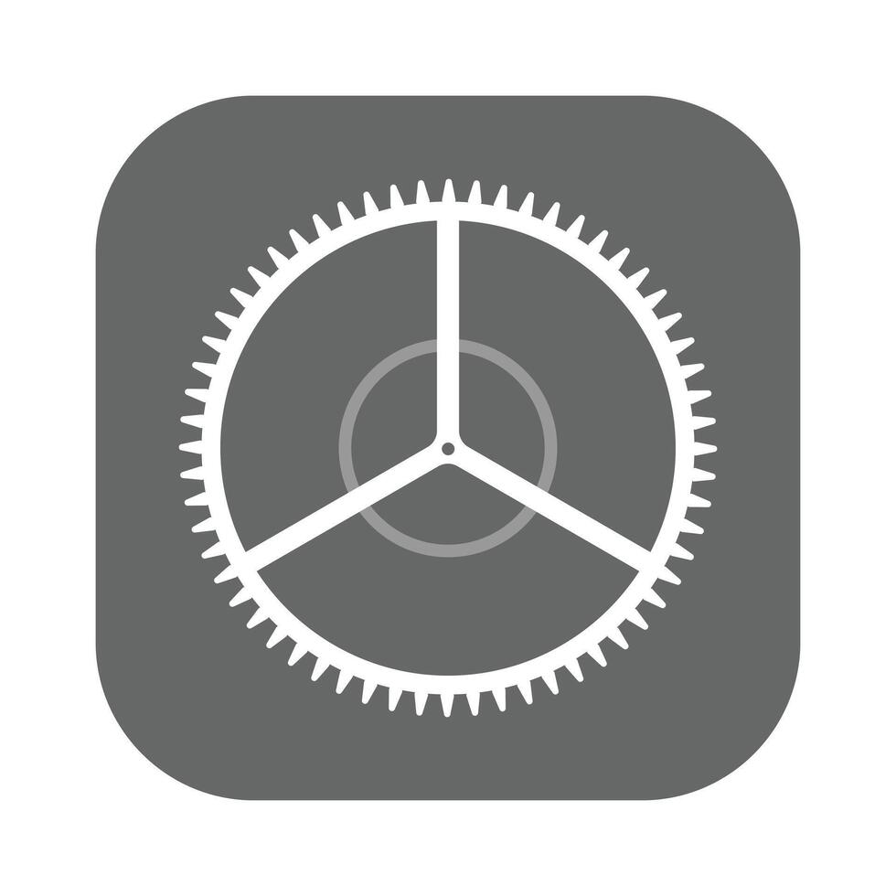 Mobile setting apps vector