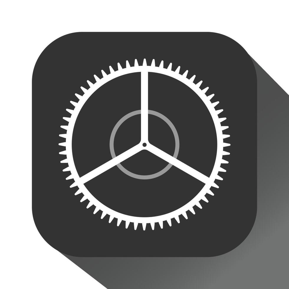 Mobile setting apps design vector