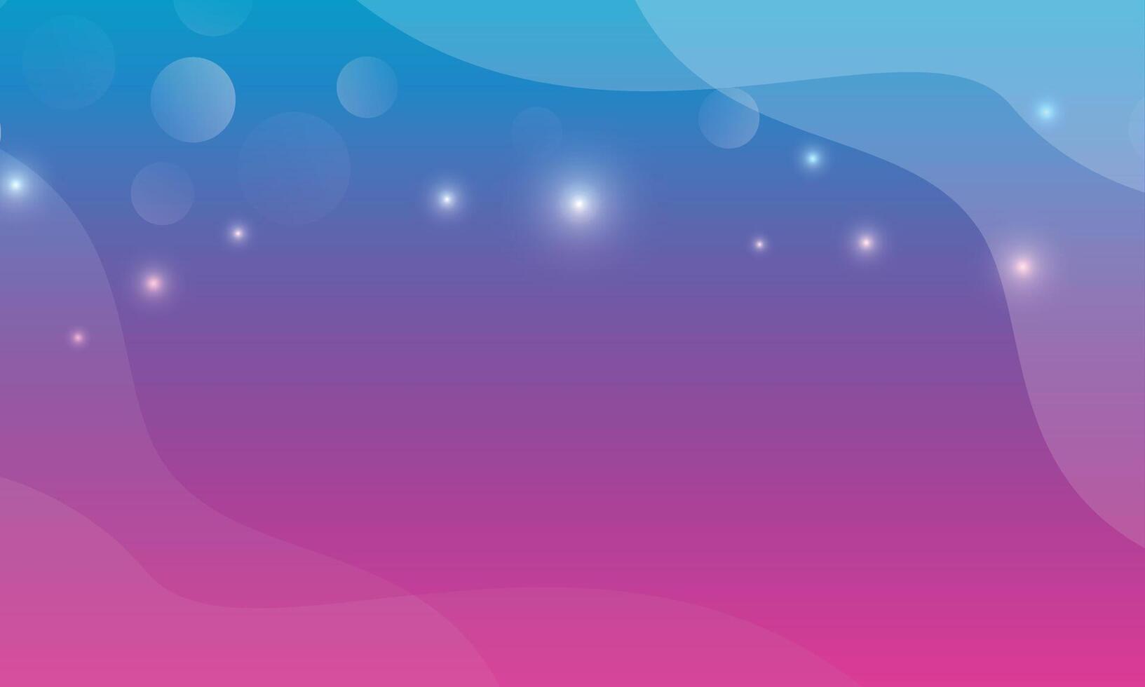 Modern abstract wavy background design with purple and blue vector