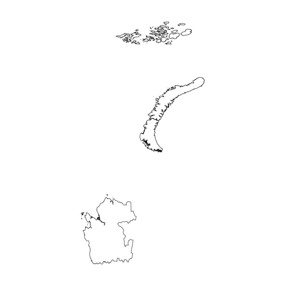 Arkhangelsk outline map vector