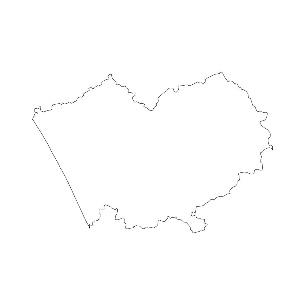 Altay outline map vector