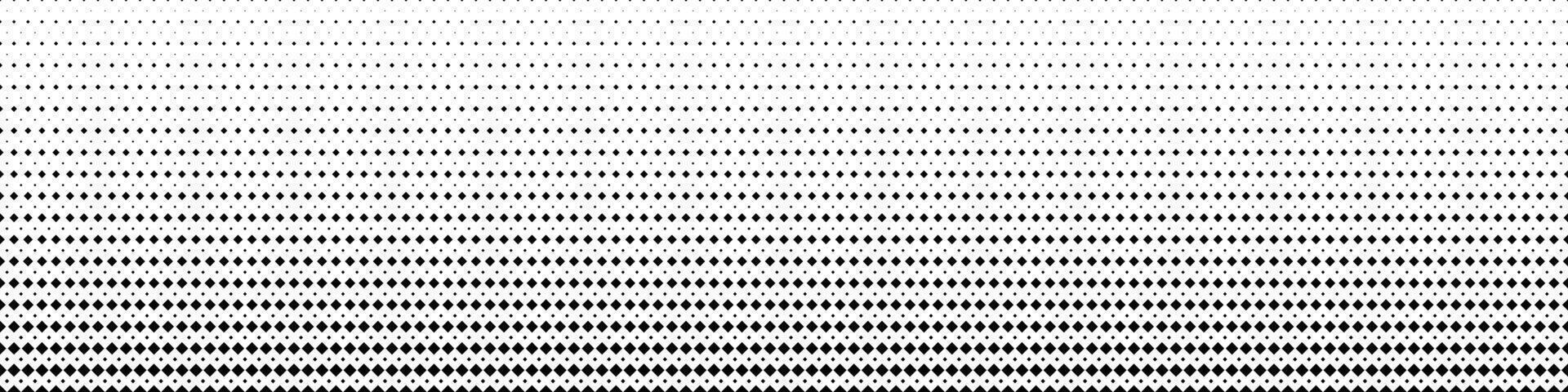 Black and white abstract diagonal square pattern header background vector