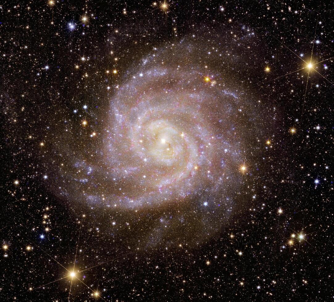 Spiral galaxy IC-342 in constellation Camelopardalis photo