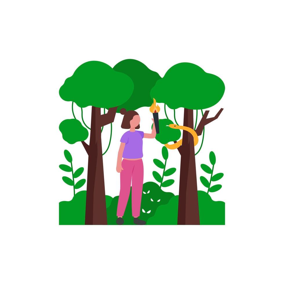 Wilderness Escape Art vector